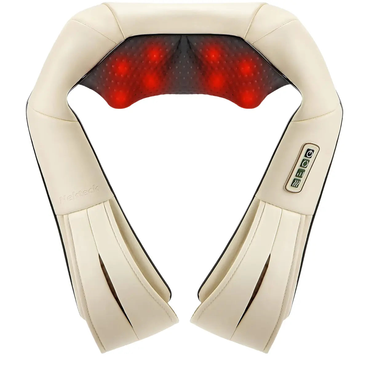 Shiatsu Neck & Back Massager with Heat, 8 Deep-Kneading Massage Nodes