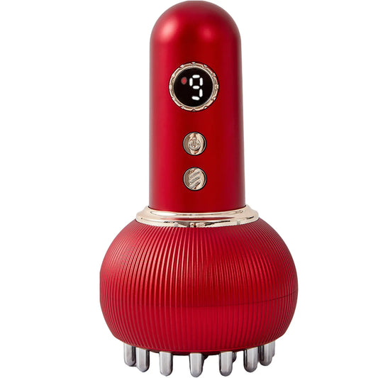 Deep Tissue Massager for Sciatica & Back Pain Relief - Electric Pulse Device with Heat